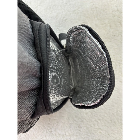 Eddie Bauer First Adventure Backpack Diaper Bag Gray Black Travel Pack Read - Picture 10 of 13